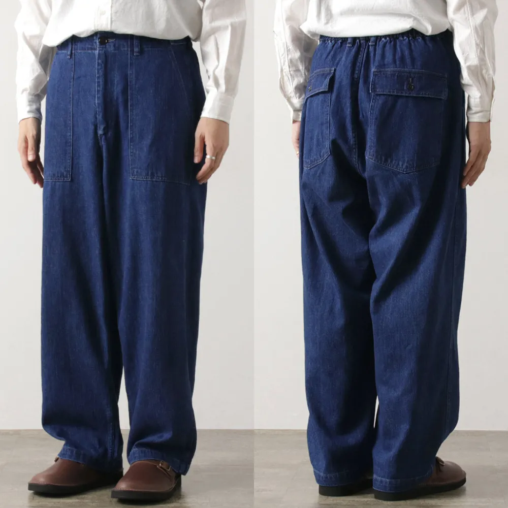 ORDINARY FITS Work Pants & Chinos|Jeans^/ James Fatigue Denim with Used Finish blue