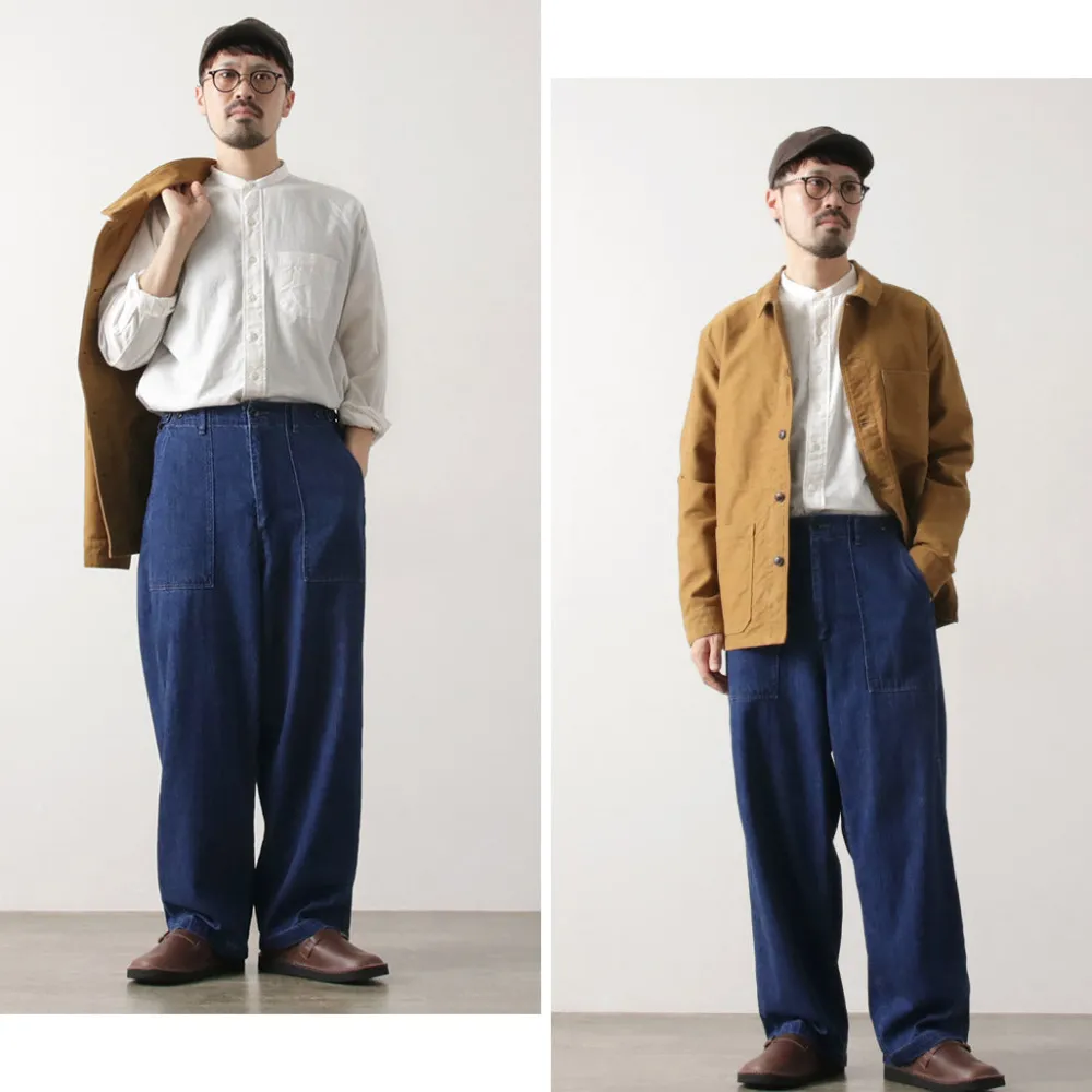 ORDINARY FITS Work Pants & Chinos|Jeans^/ James Fatigue Denim with Used Finish blue