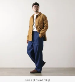 ORDINARY FITS Work Pants & Chinos|Jeans^/ James Fatigue Denim with Used Finish blue