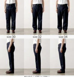 ORDINARY FITS Jeans^/ Loose denim One-wash indigo