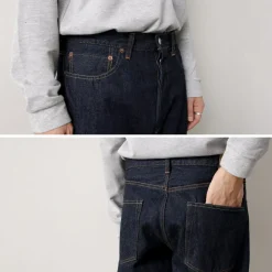 ORDINARY FITS Jeans^/ Loose denim One-wash indigo