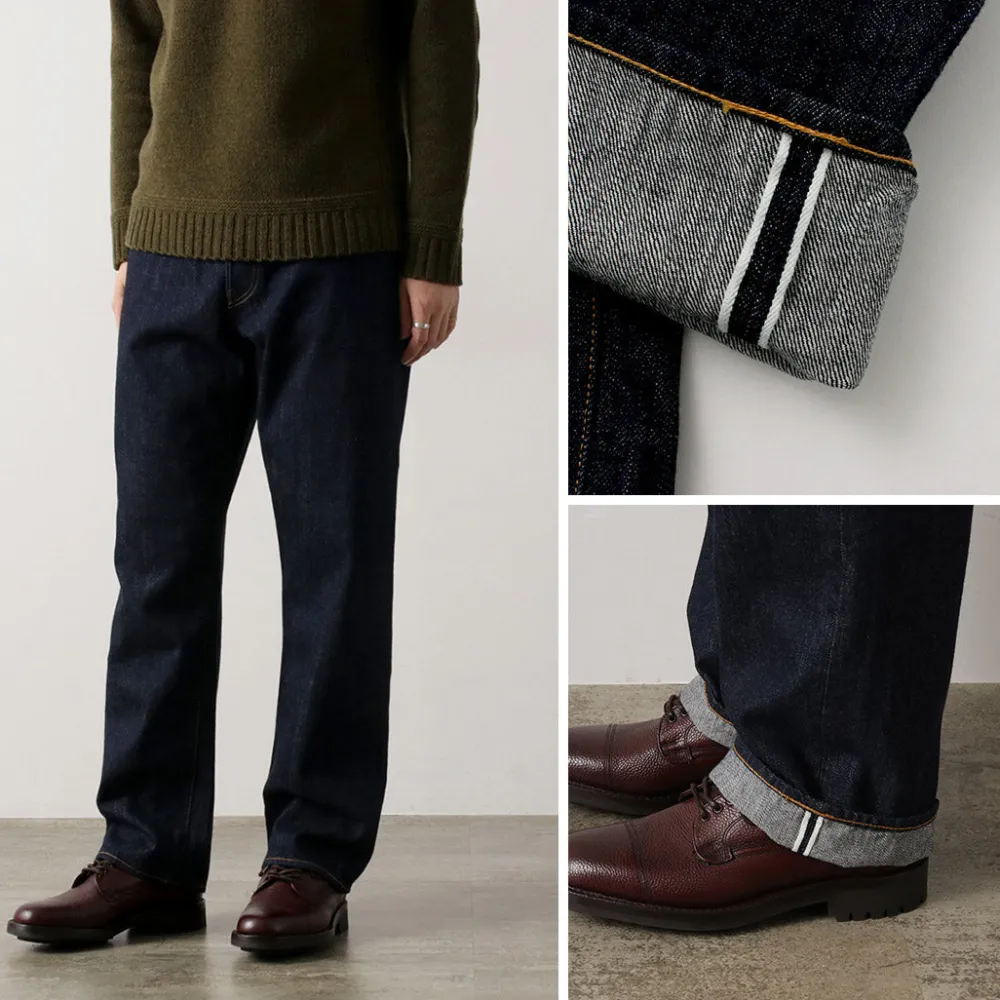 ORDINARY FITS Jeans^/ Loose denim One-wash indigo