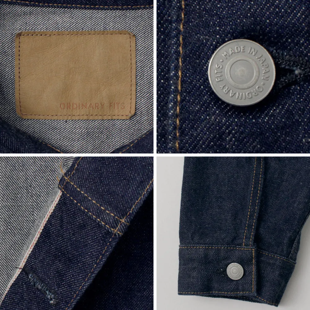 ORDINARY FITS Jackets^/ 2nd Type Denim Jacket One-washed indigo