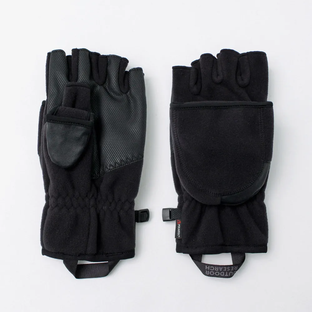 OUTDOOR RESEARCH Gloves^/ Gripper Convertible Mitten black