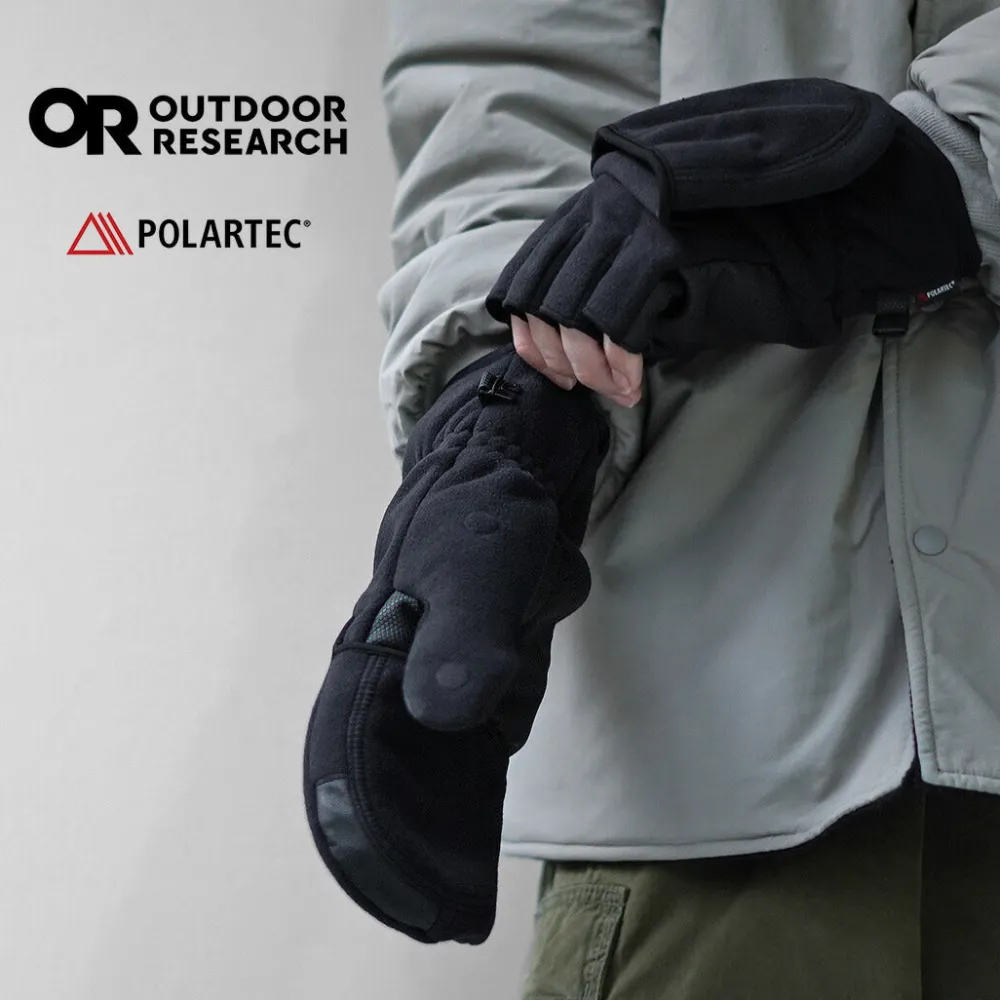 OUTDOOR RESEARCH Gloves^/ Gripper Convertible Mitten black