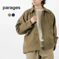 PARAGES Jackets^/ Coach Twill Overshirt Jacket