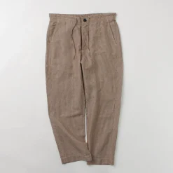 PARAGES Trousers^/ Yoga Pants Linen Cotton burgundy