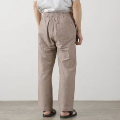 PARAGES Trousers^/ Yoga Pants Linen Cotton burgundy