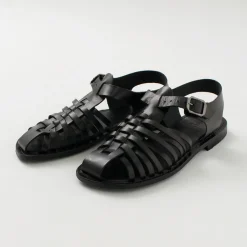 PARE GABIA Sandals^/ ALBIZ Gurkha Sandals black