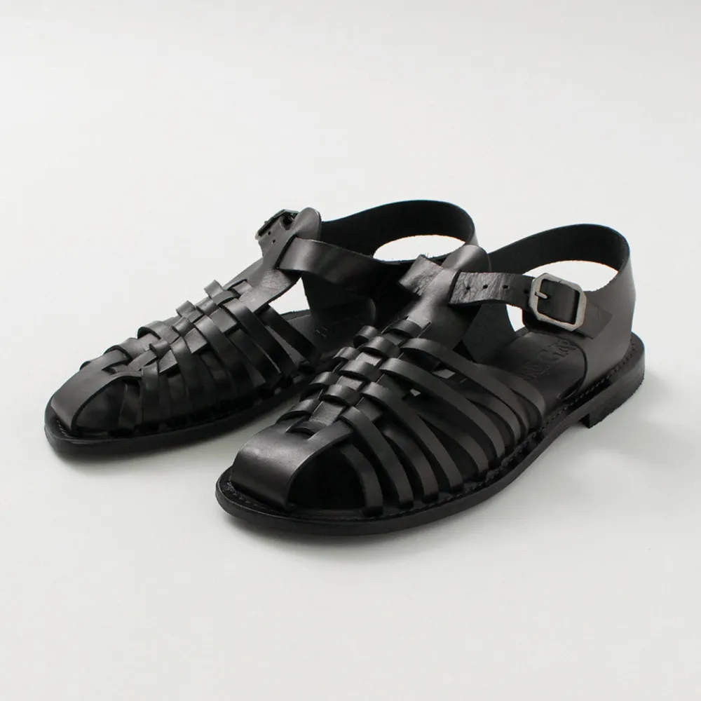 PARE GABIA Sandals^/ ALBIZ Gurkha Sandals black