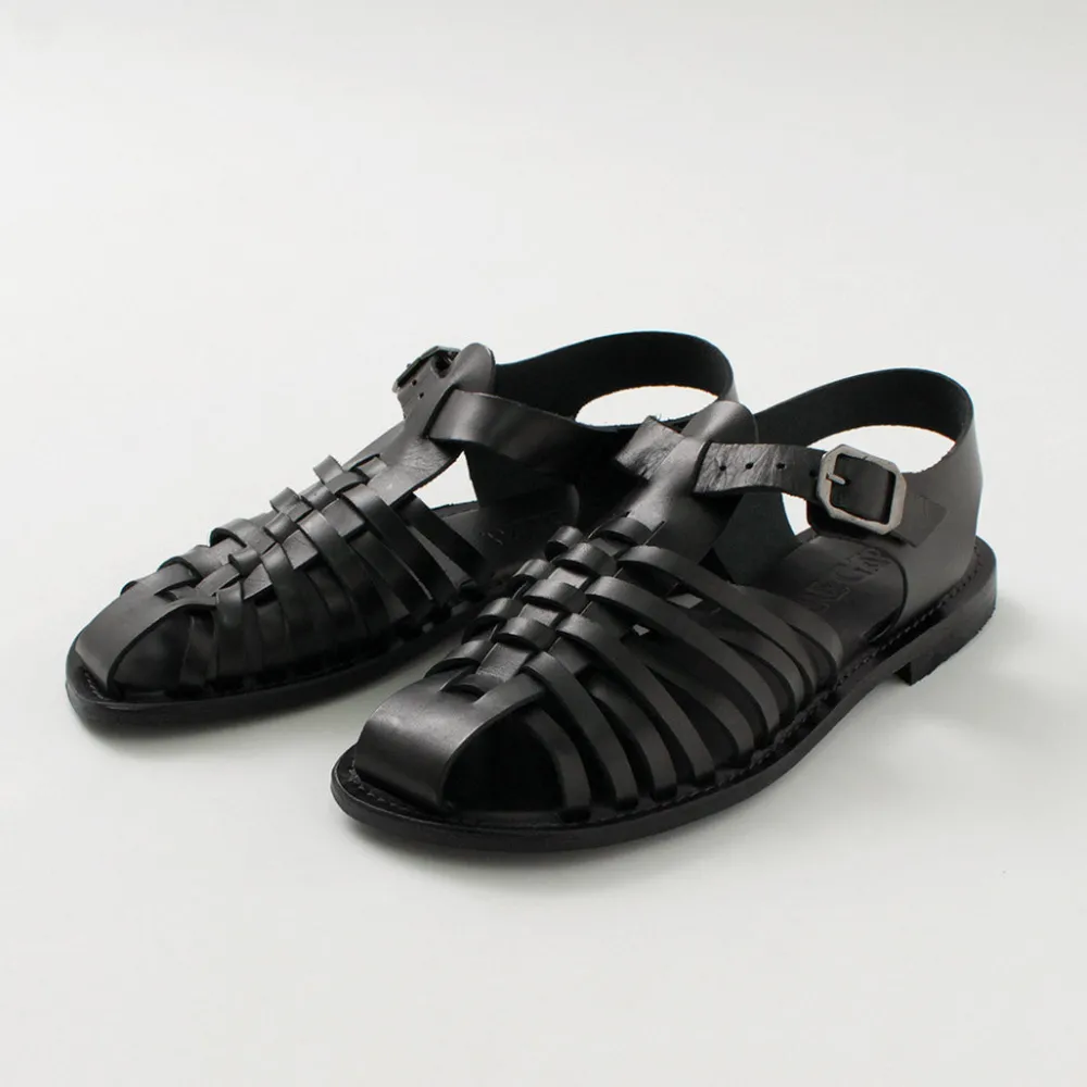 PARE GABIA Sandals^/ ALBIZ Gurkha Sandals black