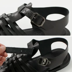 PARE GABIA Sandals^/ ALBIZ Gurkha Sandals black