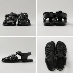 PARE GABIA Sandals^/ ALBIZ Gurkha Sandals black