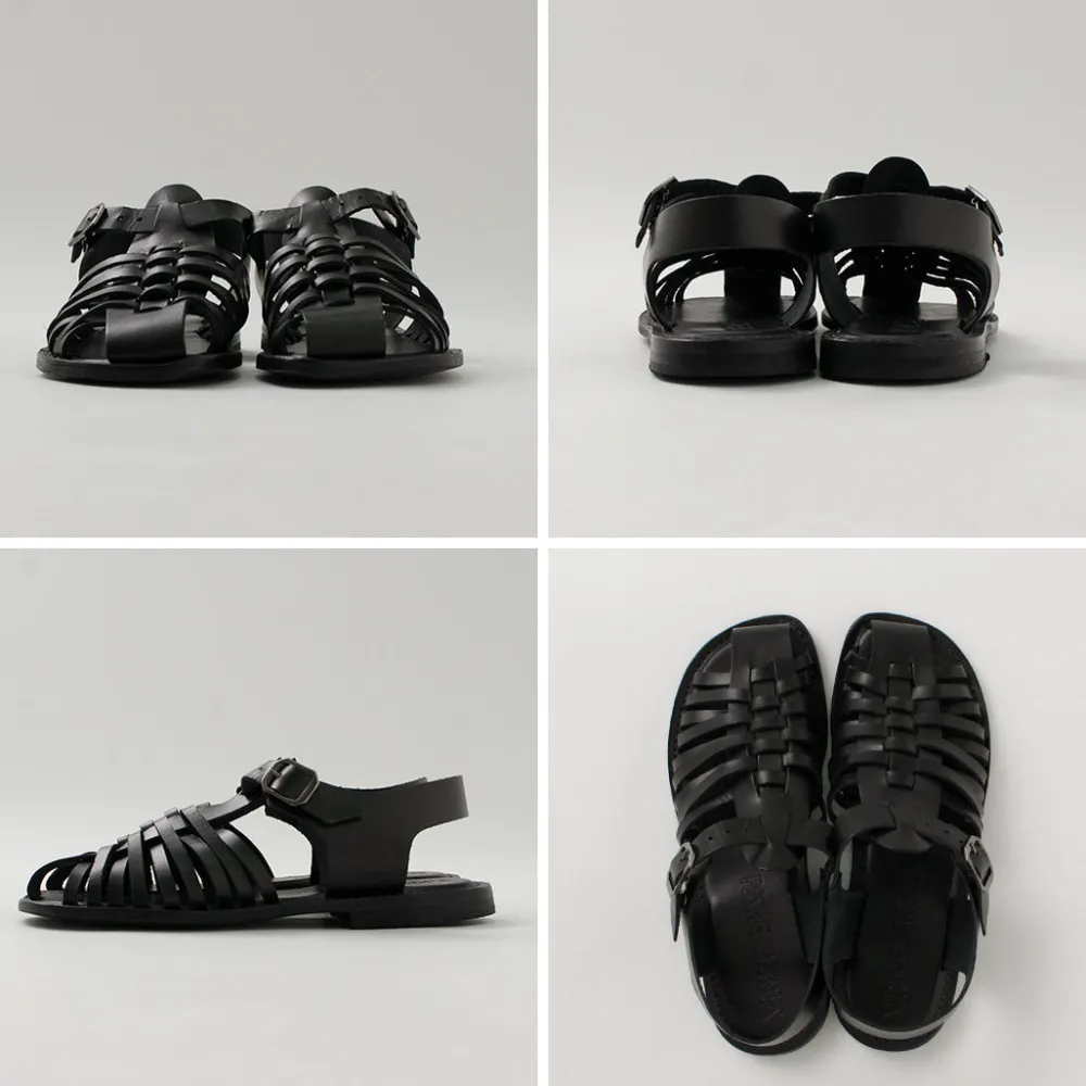 PARE GABIA Sandals^/ ALBIZ Gurkha Sandals black