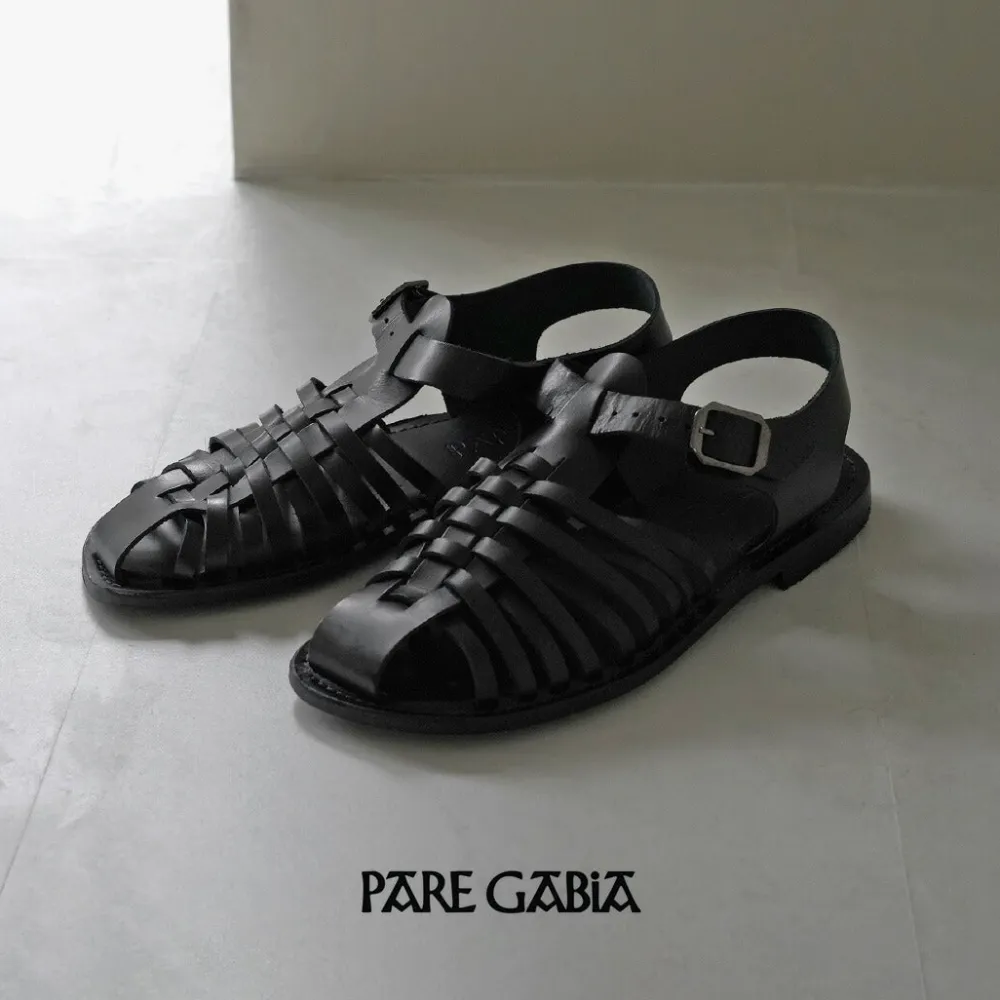 PARE GABIA Sandals^/ ALBIZ Gurkha Sandals black