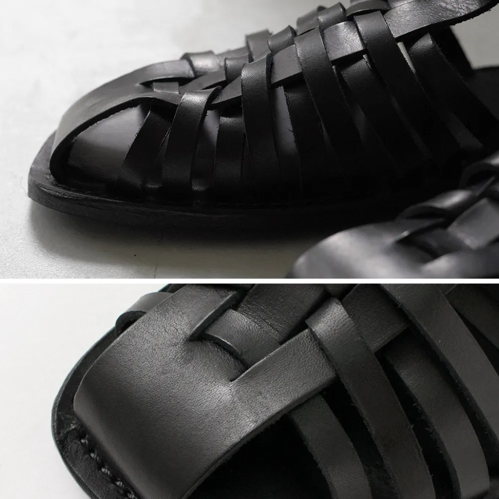 PARE GABIA Sandals^/ ALBIZ Gurkha Sandals black