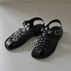 PARE GABIA Sandals^/ ALBIZ Gurkha Sandals black