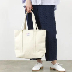 PARROTT CANVAS Tote Bags^/ Capri Style Tote natural