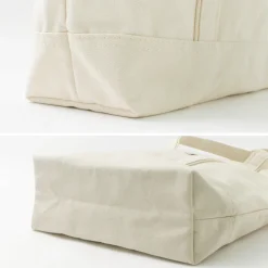 PARROTT CANVAS Tote Bags^/ Capri Style Tote natural