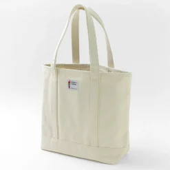 PARROTT CANVAS Tote Bags^/ Capri Style Tote natural