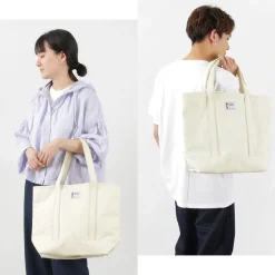 PARROTT CANVAS Tote Bags^/ Capri Style Tote natural