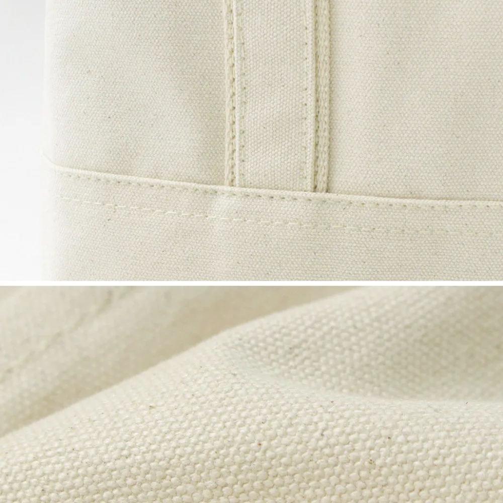 PARROTT CANVAS Tote Bags^/ Capri Style Tote natural