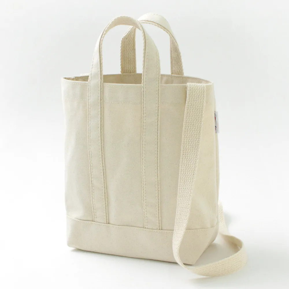 PARROTT CANVAS Tote Bags^/ Shoulder mini tote natural