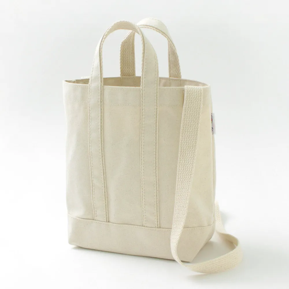PARROTT CANVAS Tote Bags^/ Shoulder mini tote natural