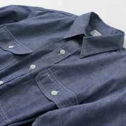 PAYDAY Shirts^/ 40s model, chin strap, work shirt lightblue