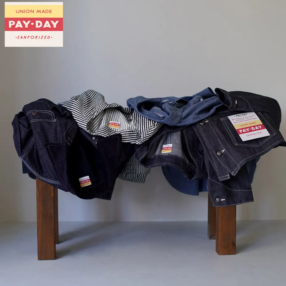 PAYDAY Jackets^/ 50's model corduroy collar coverall navy