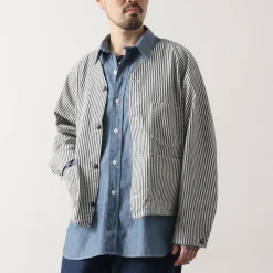 PAYDAY Jackets^/ 50s Model Hickory Engineer Jacket navy