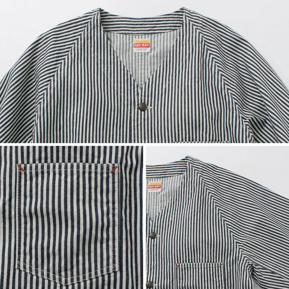 PAYDAY Jackets^/ 50s Model Hickory Engineer Jacket navy