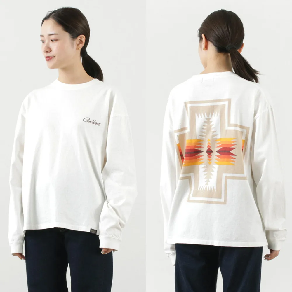 PENDLETON T-Shirts^/ Back Print Long Sleeve T-Shirt