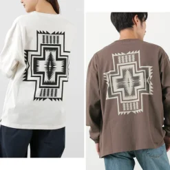 PENDLETON T-Shirts^/ Back Print Long Sleeve T-Shirt