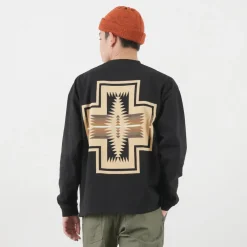 PENDLETON T-Shirts^/ Back Print Long Sleeve T-Shirt