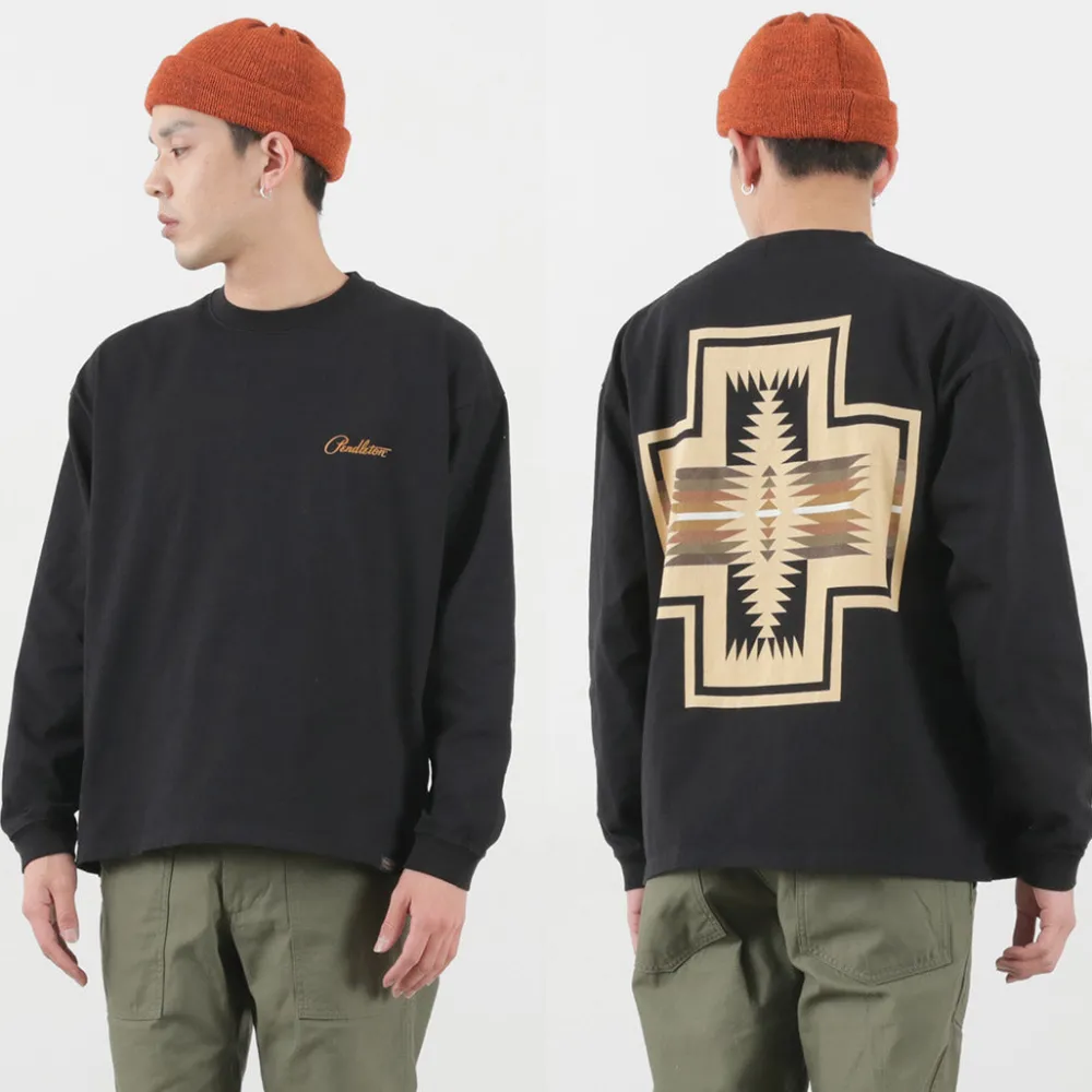 PENDLETON T-Shirts^/ Back Print Long Sleeve T-Shirt