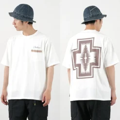 PENDLETON T-Shirts^/ Back Print Pocket T-Shirt