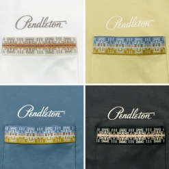 PENDLETON T-Shirts^/ Back Print Pocket T-Shirt