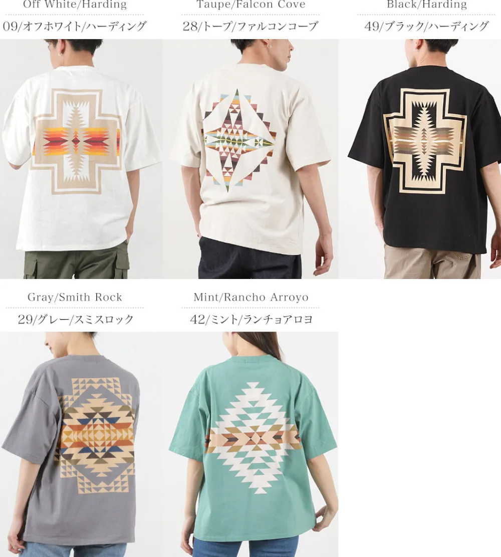 PENDLETON T-Shirts^/ Back Print T-Shirt