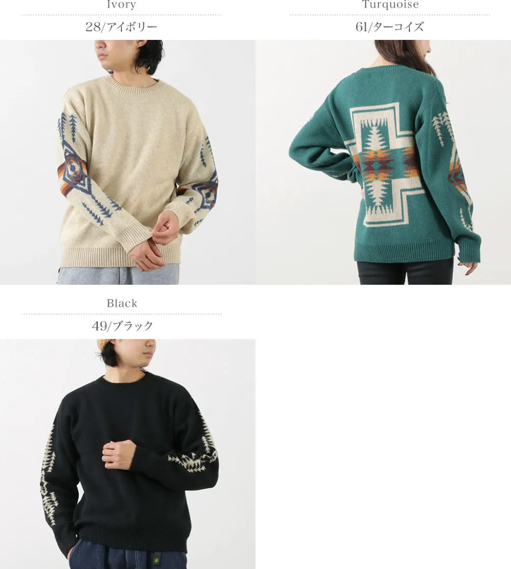 PENDLETON Knits^/ Crew neck pullover