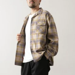 PENDLETON Shirts^/ Open Collar Shirt