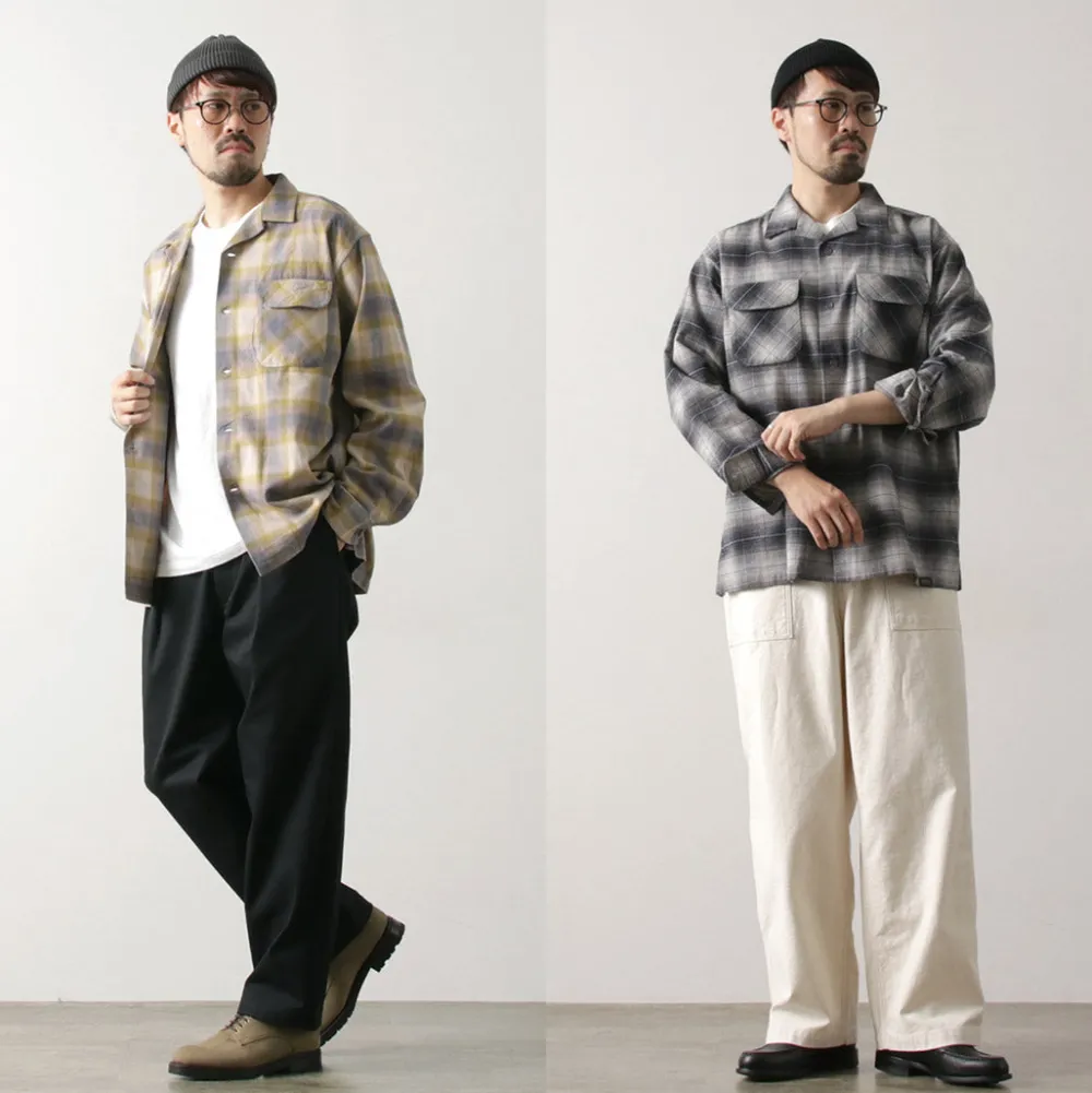 PENDLETON Shirts^/ Open Collar Shirt