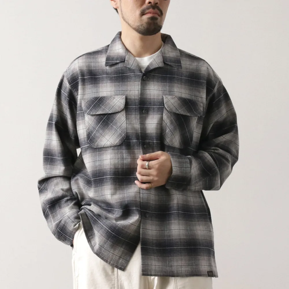 PENDLETON Shirts^/ Open Collar Shirt