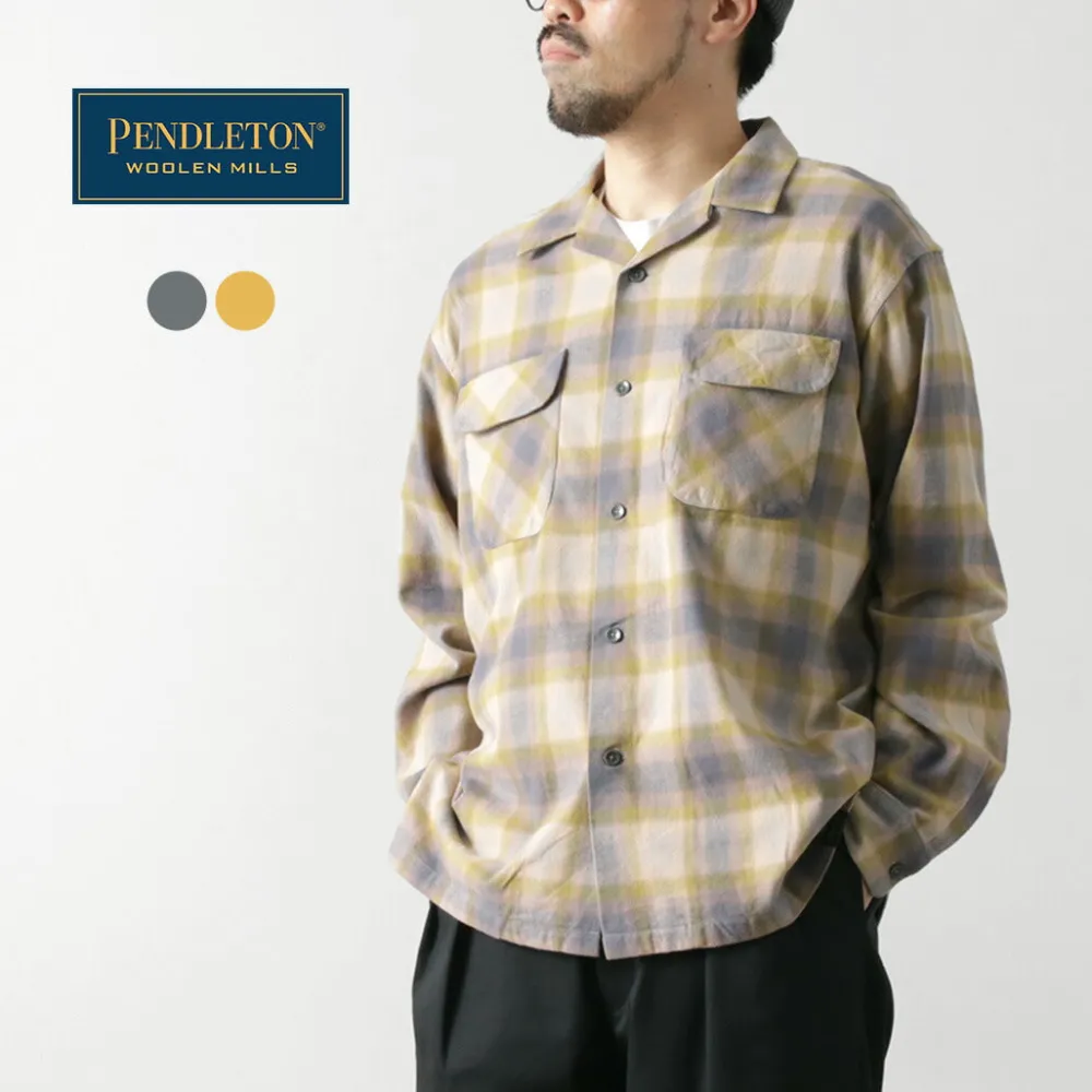 PENDLETON Shirts^/ Open Collar Shirt