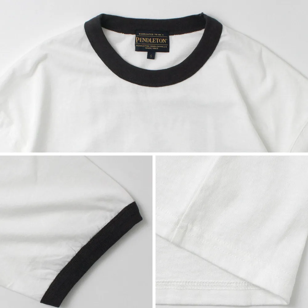PENDLETON T-Shirts^/ S/S Ringer T-Shirt Harding