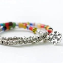 PHADUA Anklets^/ African Bead Anklet mix-beads