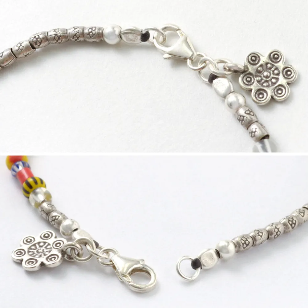 PHADUA Anklets^/ African Bead Anklet mix-beads