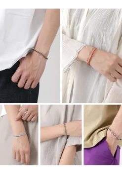 PHADUA Anklets^/ Bracelet Wax cord 2-tone