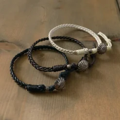 PHADUA Anklets^/ Braided 1.5mm Leather Anklet
