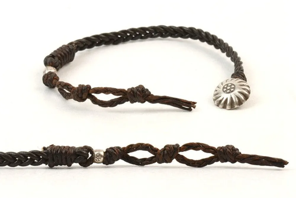 PHADUA Anklets^/ Braydid 1.5mm Leather Single Wrap Bracelet